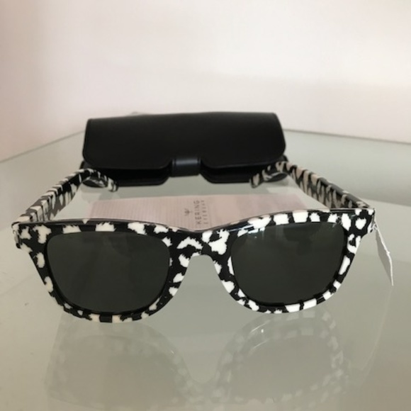 SAINT LAURENT Black & White SL51PRINTS Sunglasses - Picture 3 of 8
